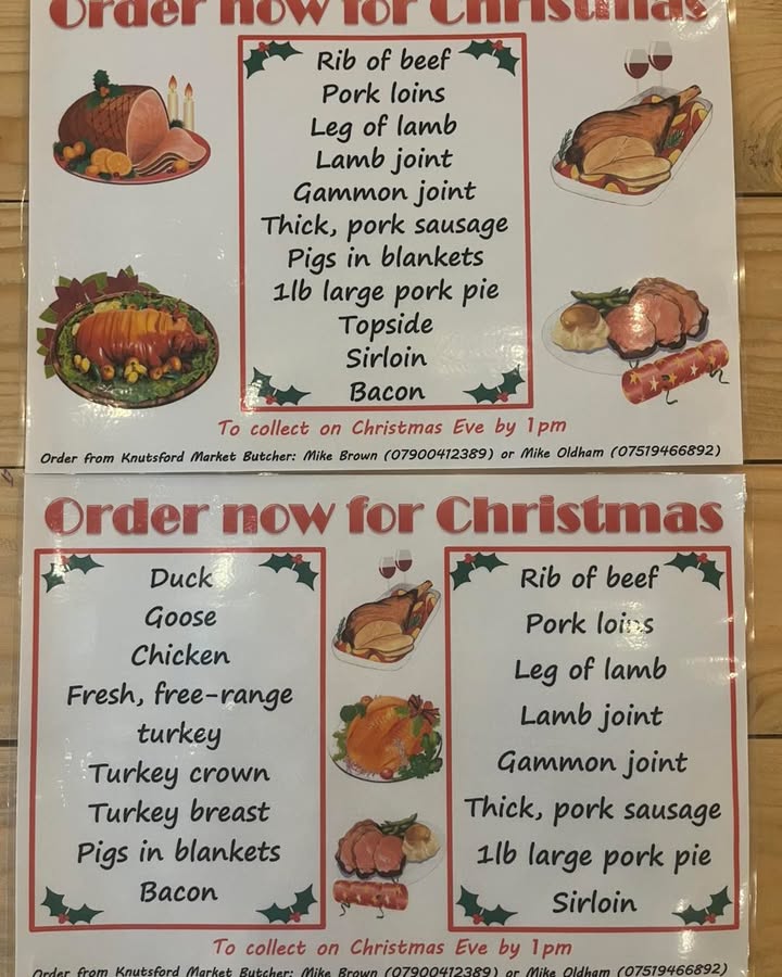 We are now taking Christmas orders 🎅🎄knutsfordmarkethall Knutsford Market Hall  #christmastime🎄 #christmas #meat #orders #localfood #knutsford